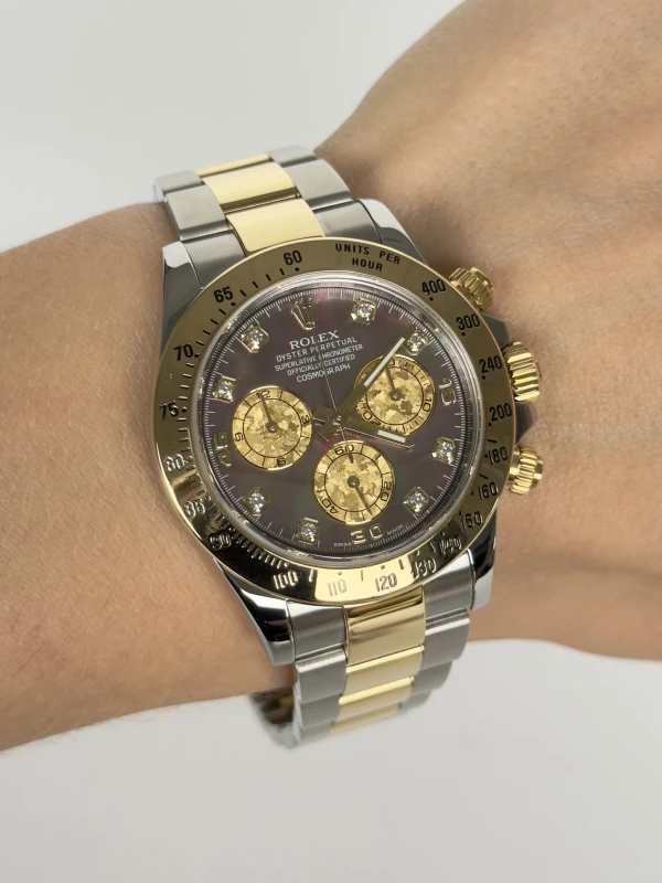 Rolex Cosmograph 40mm Steel and Yellow Gold 116523 dkym 5