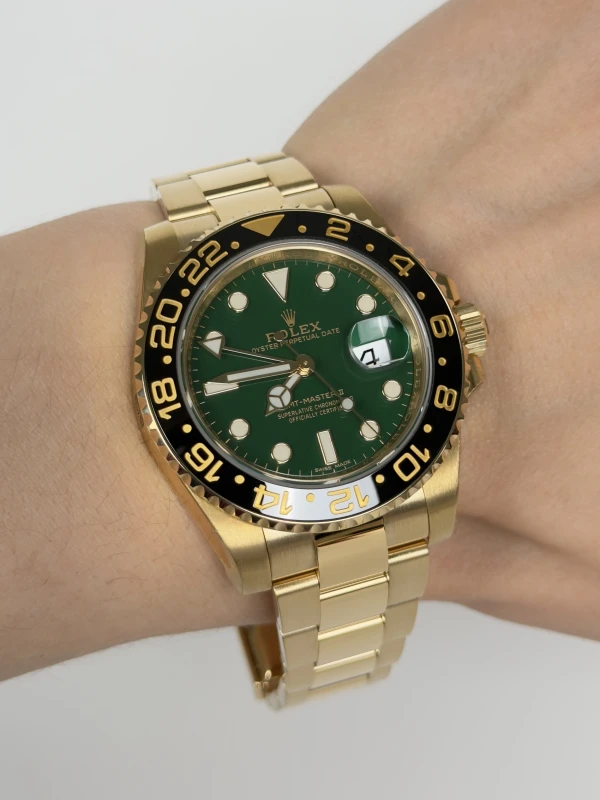 Rolex 40mm Yellow Gold 116718LN-Green 5