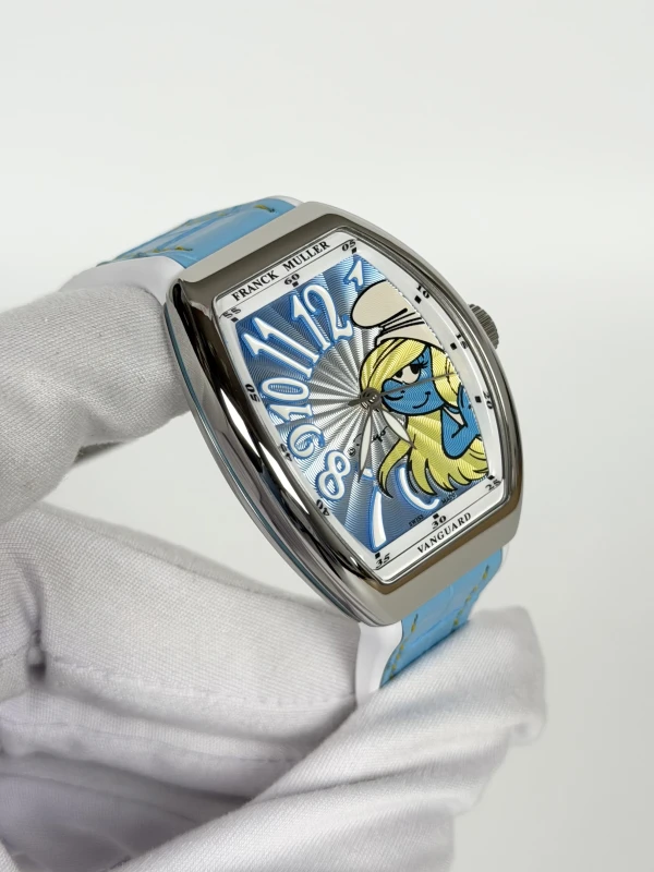 Franck Muller Vanguard Smurfette Blue V 32 SC AT FO SMURFETTE (BL) 2