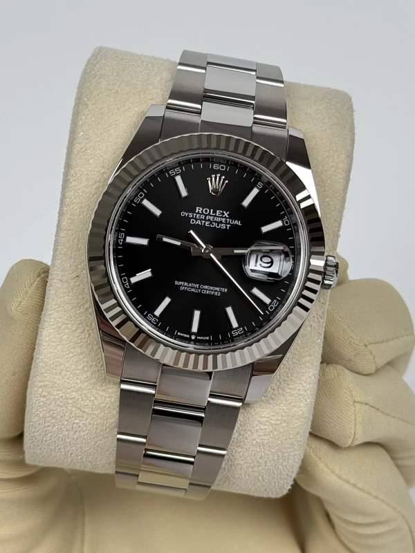 Rolex 41 mm, steel and white gold 126334-0017 4