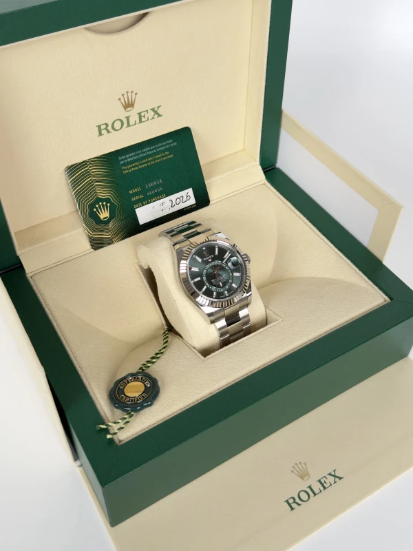 Rolex 42mm Steel and White Gold 336934-0001 5