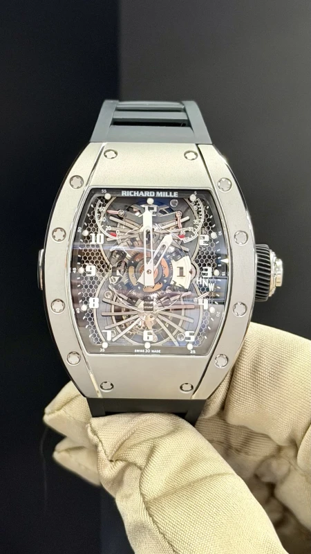 Richard Mille Tourbillon Aerodyne Dual Time Zone Titan RM 022TI 2