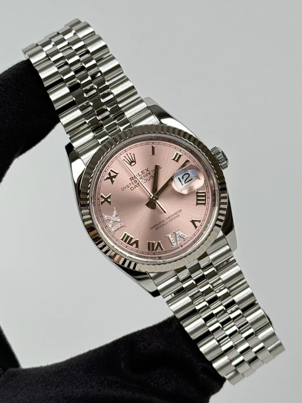 Rolex 36 mm Steel and White Gold 126234-0031 2