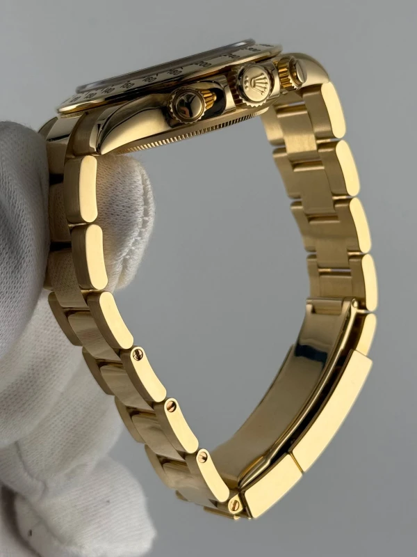 Rolex Cosmograph 40mm Yellow Gold 116528-Gold&Black 6