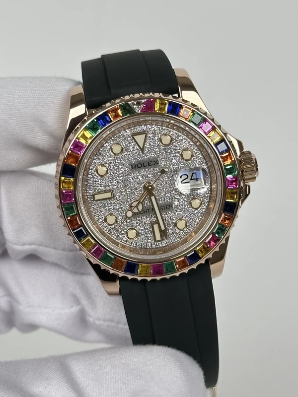 Rolex 40 mm Rainbow Rose Gold 116655 3
