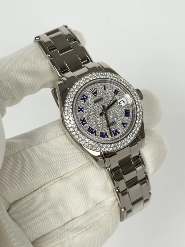 Rolex Special Edition 34mm White Gold 81339 Diamond-Paved 2
