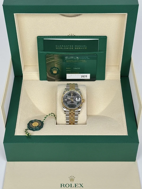 Rolex Datejust 36mm Steel and Yellow Gold 126233-0035 5