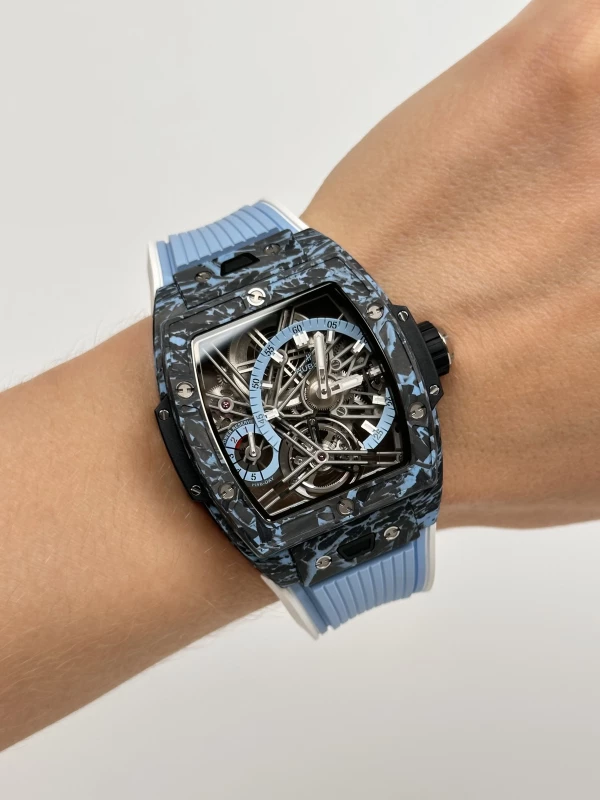 Hublot Tourbillon Carbon Sky Blue 645.QL.5117.RX 9
