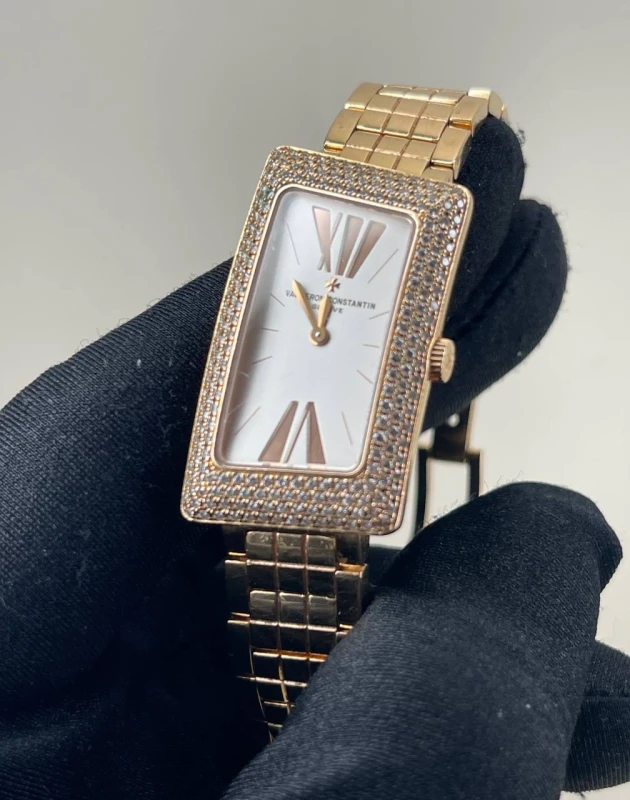 Vacheron Constantin Cambree Small Model Paved Gold Bracelet 25515/U01R-9254 2