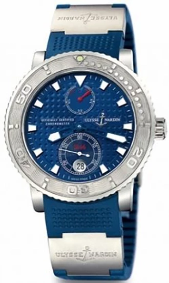 Limited Edition Blue Maxi Diver Marine Chronometer Automatic Date 