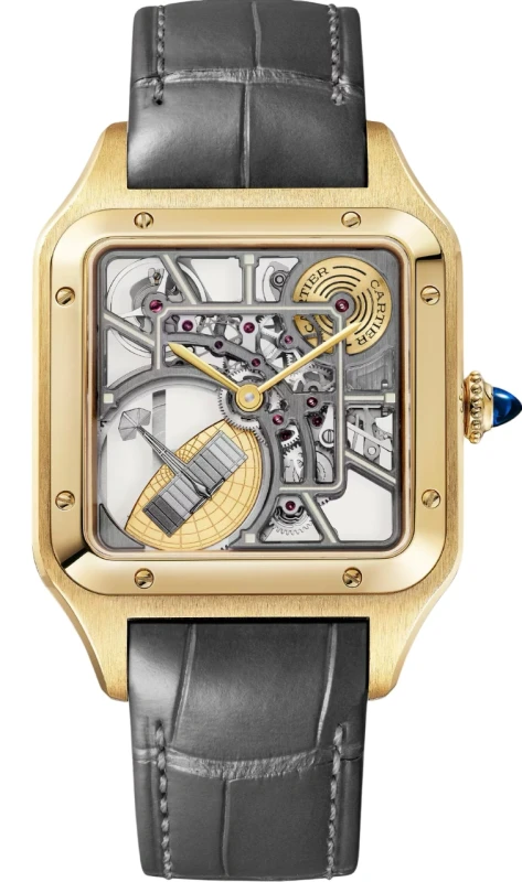 SKELETON WATCH EQUIPPED WITH A MICRO-ROTOR