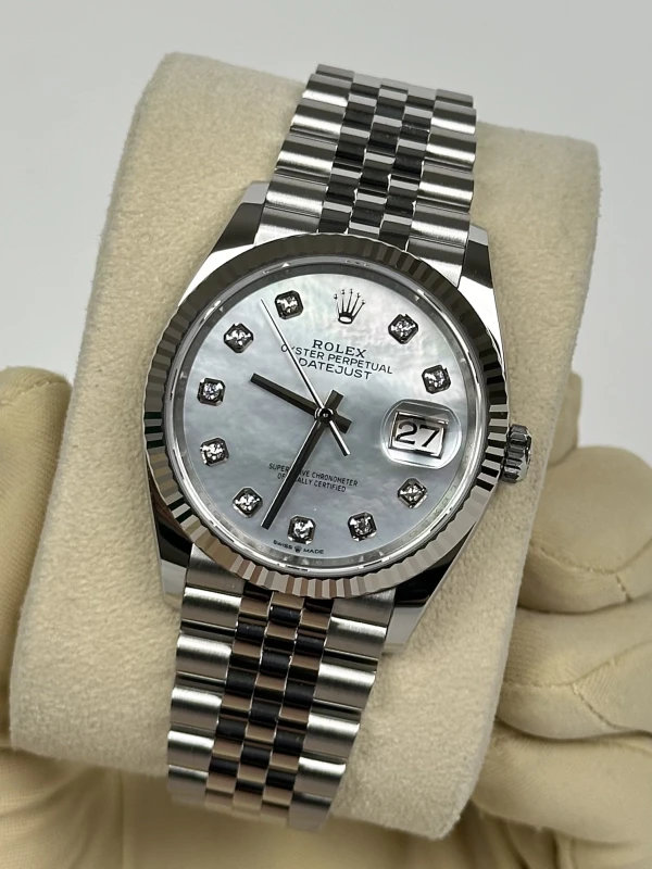 Rolex 36mm Steel and White Gold 126234-0019 4