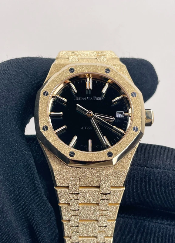 Audemars Piguet Frosted Gold Carolina Bucci 15454BA.GG.1259BA.02 5