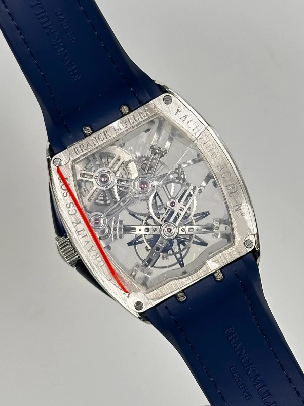 Franck Muller Tourbillon Skeleton 41 V 41 T GR CS SQT YACHT (BL) OG SK BL 9