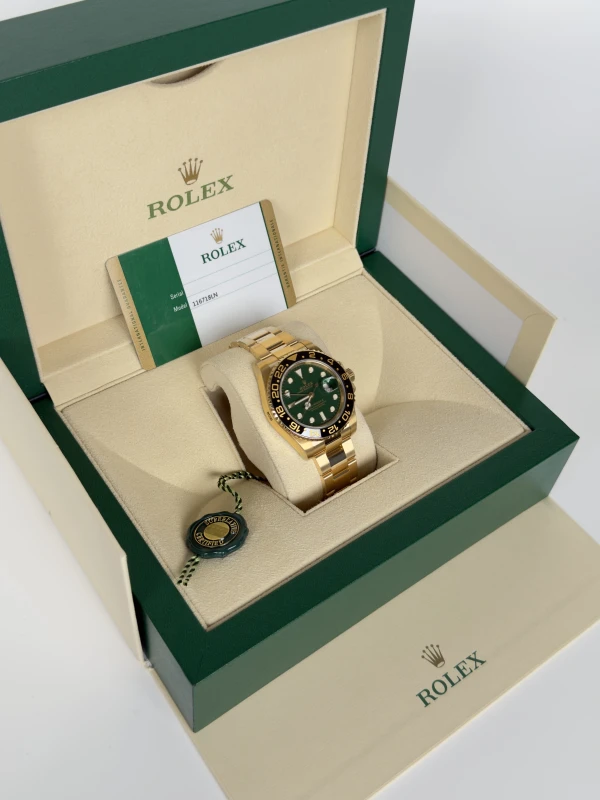 Rolex 40mm Yellow Gold 116718LN-Green 7