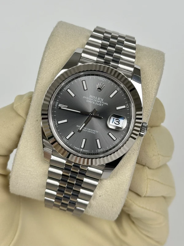 Rolex 41mm Steel and White Gold 126334-0014 3