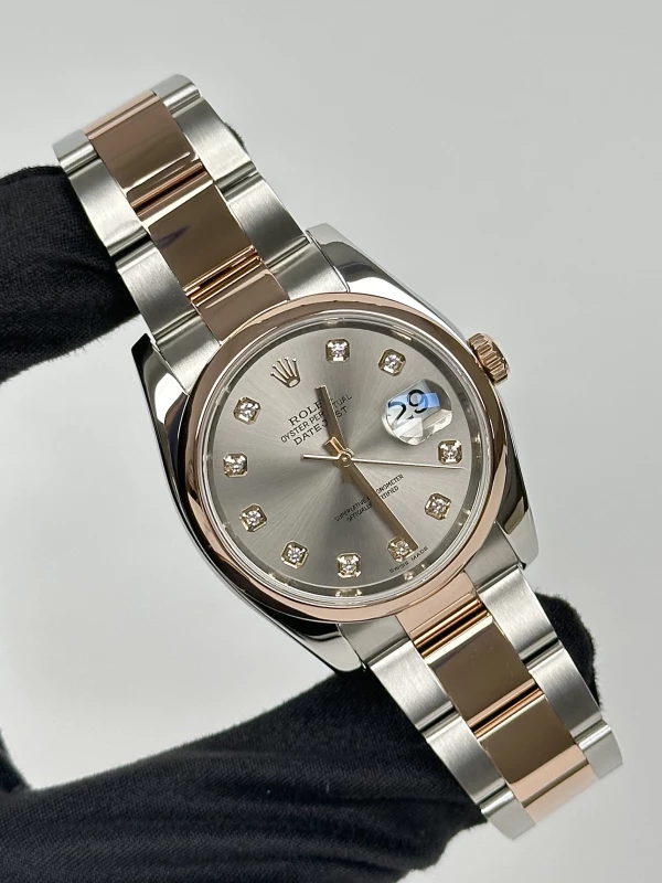 Rolex 36 mm, steel and Everose gold 116201-0080 2