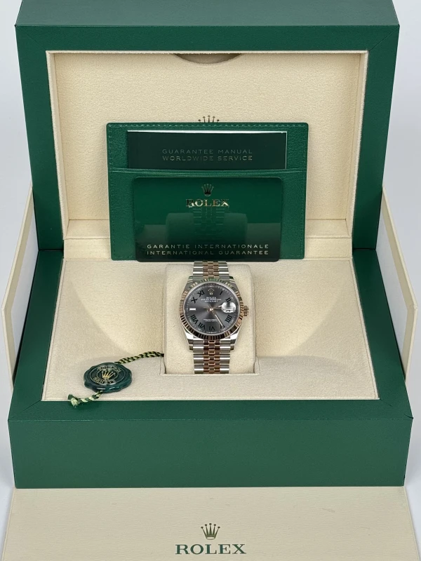 Rolex 36mm Steel and Everose Gold 126231-0029 5