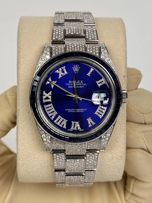 Rolex 41 mm 126300FIX saphir 2