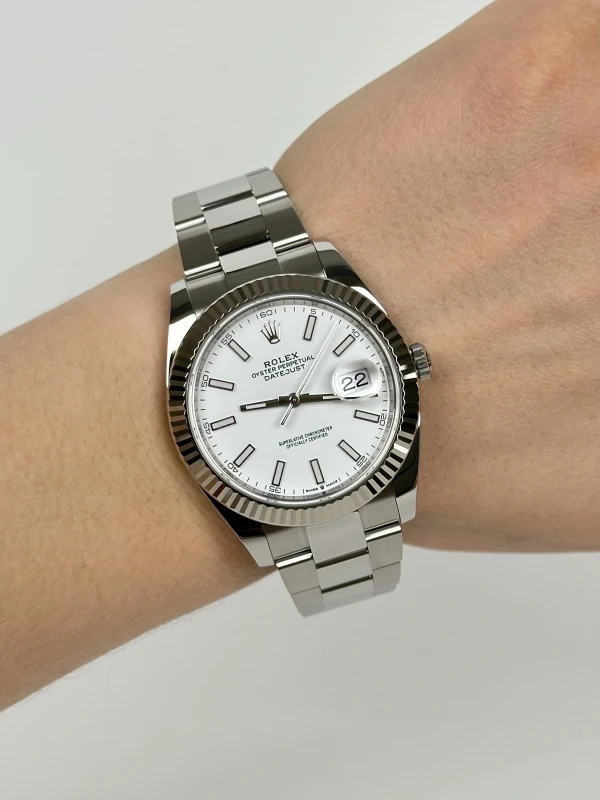Rolex 41mm Steel and White Gold 126334-0009 7