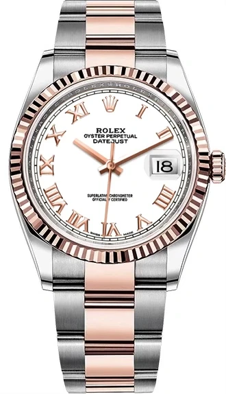 Datejust 36mm Steel and Everose Gold