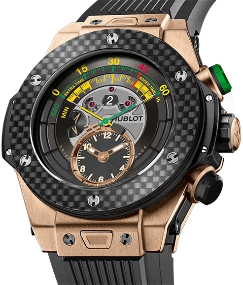 Hublot Bi-Retrograde Chrono King Gold Carbon  412.OQ.1128.RX 2