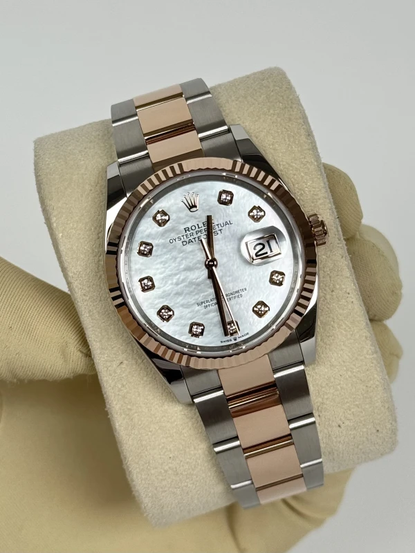 Rolex 36mm Steel and Everose Gold 126231-0022 2