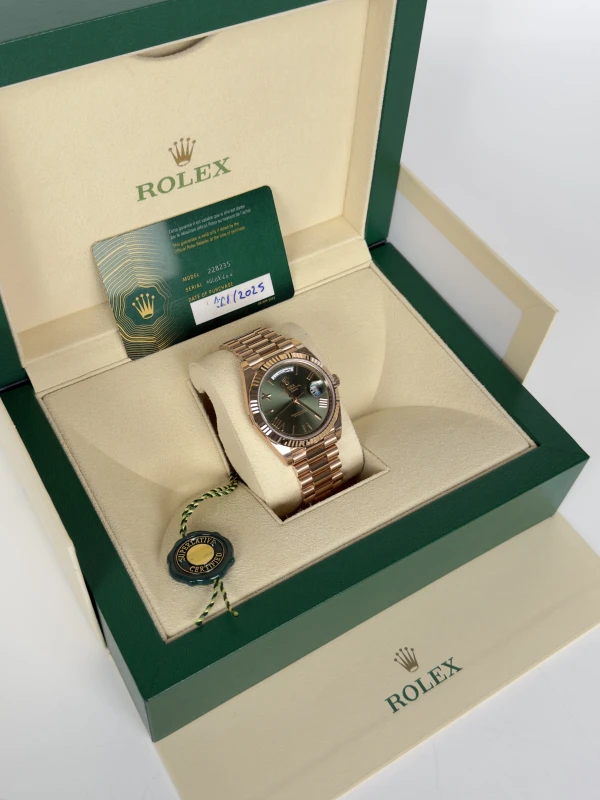 Rolex 40 mm Everose Gold 228235 Arabic 7