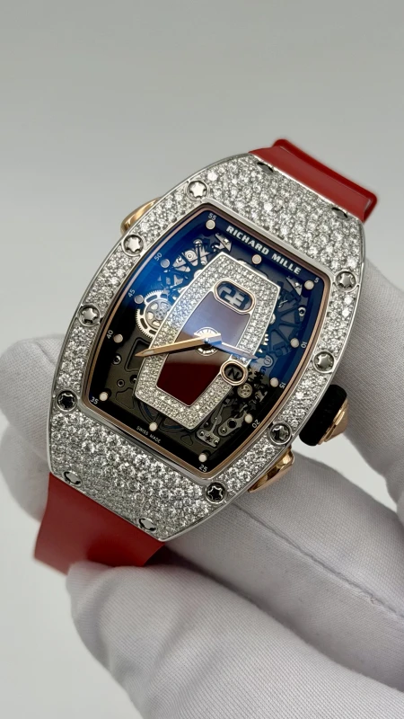 Richard Mille RM037 White Gold with Diamond Case RM 037 WG 3