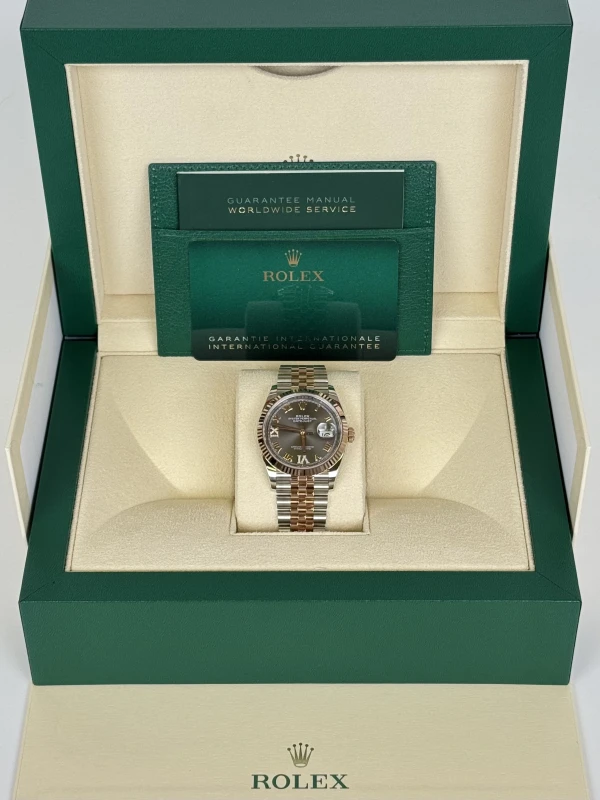 Rolex 36mm Steel and Everose Gold 126231-0023 5