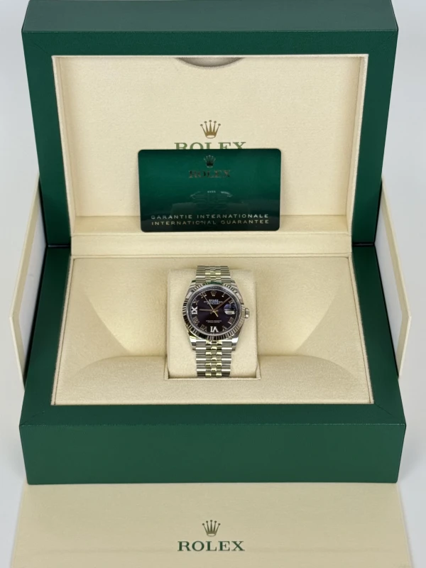Rolex 36mm Steel and White Gold 126234-0021 5