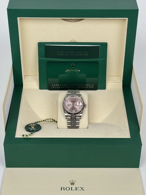 Rolex 36 mm Steel and White Gold 126234-0031 5