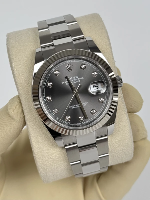Rolex 41mm Steel and White Gold 126334-0005 3