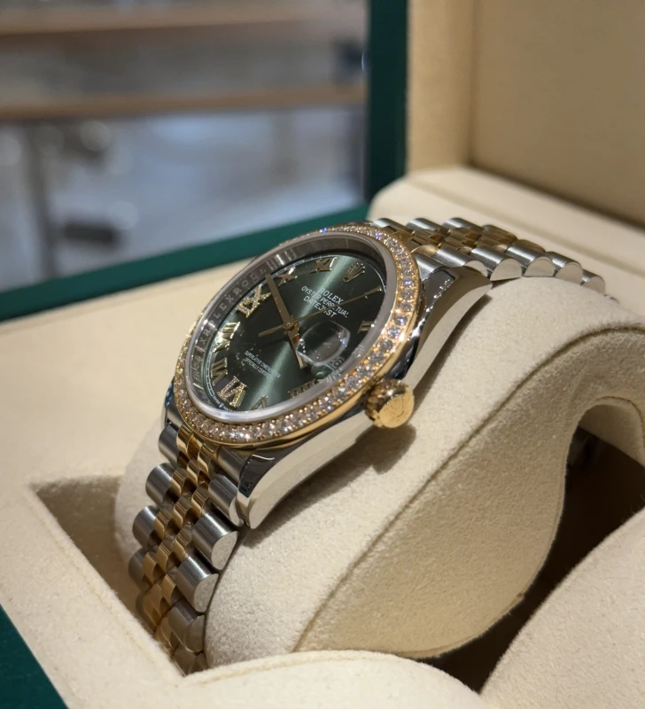 Rolex 36 mm, Oystersteel, yellow gold and diamonds 126283rbr-0011 3