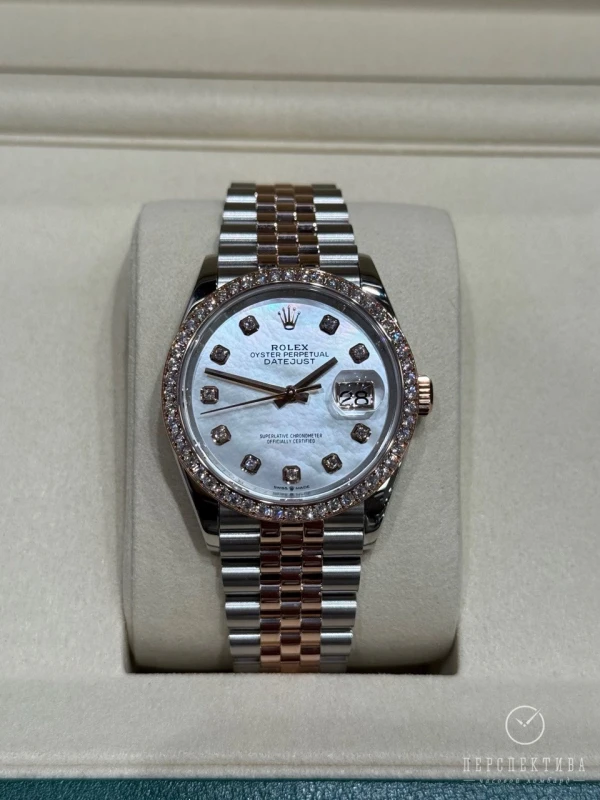 Rolex 36mm Steel and Everose Gold 126281rbr-0009 5