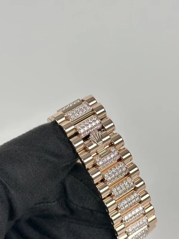 Rolex 36mm Everose Gold 128345rbr-0043 7