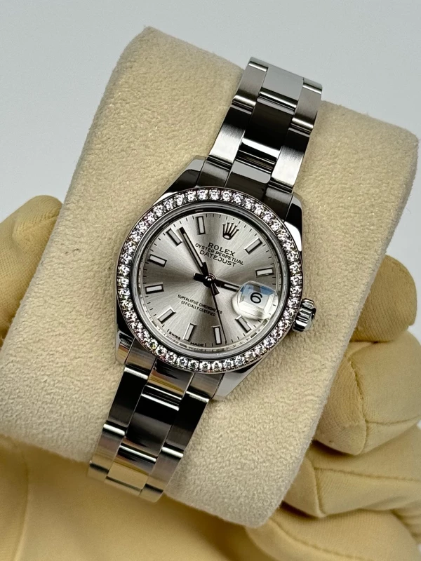 Rolex LADY 28 MM, OYSTERSTEEL, WHITE GOLD ANDDIAMONDS 279384rbr-0011 4