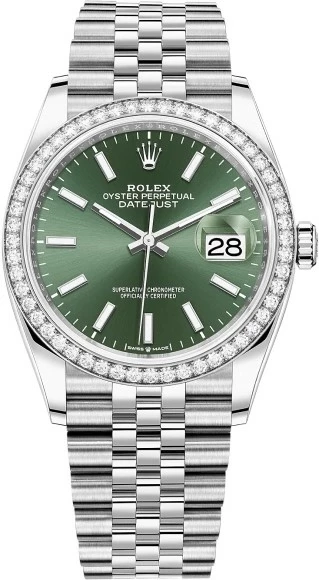 Rolex Datejust 36mm Steel and White Gold 126284rbr-0043 изображение - 1