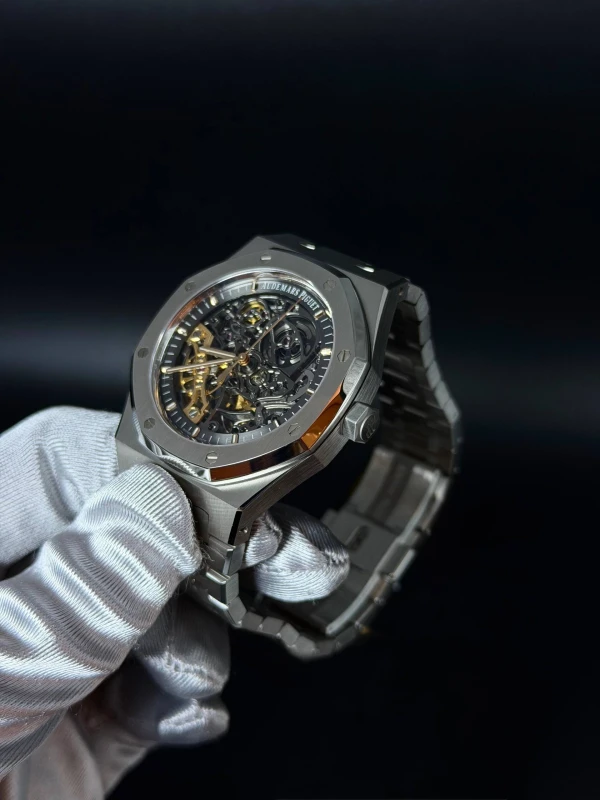 Audemars Piguet Double Balance Wheel Openworked  15407ST.OO.1220ST.01 3