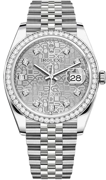 Rolex 36mm steel, white gold and diamonds 116244-0008 изображение - 1