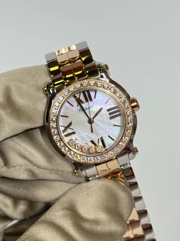 Chopard Happy Sport Round 30mm 5 Diamonds Edition 2  278509-6005 3