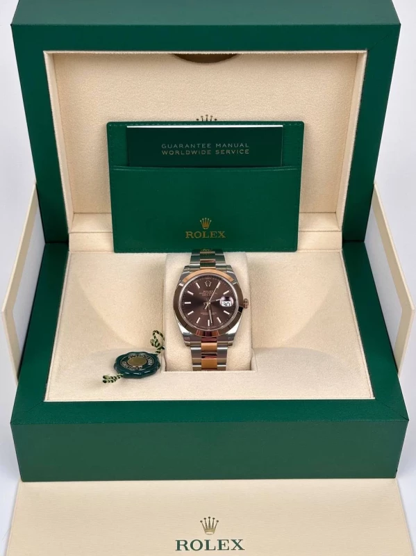 Rolex 41mm Steel and Everose Gold 126301-0001 5