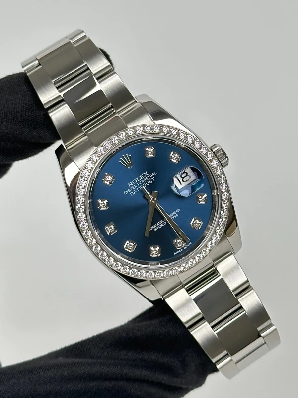 Rolex 36mm Steel and White Gold 116244FIX 2