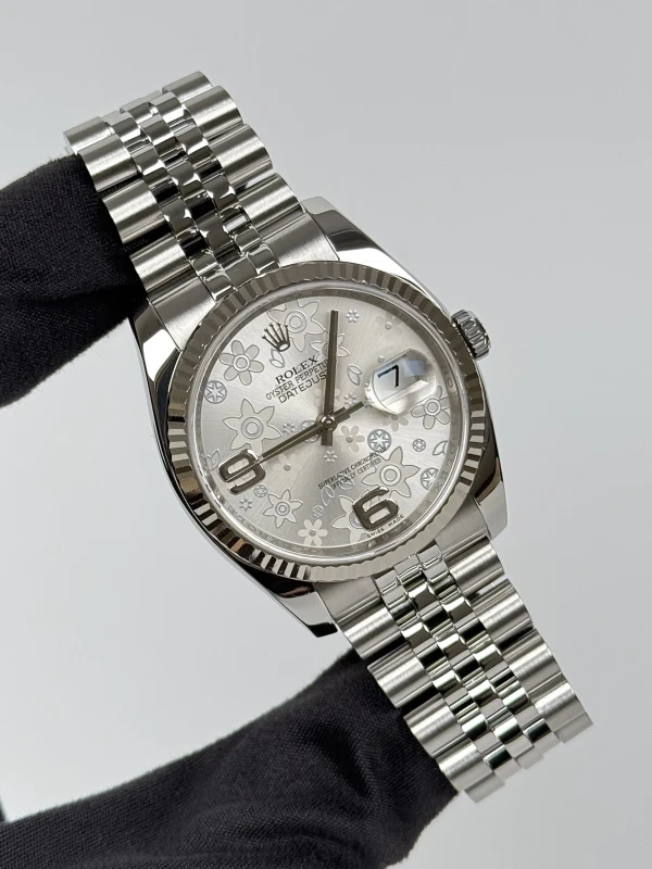 Rolex 36 mm, steel and white gold 116234-0118 2
