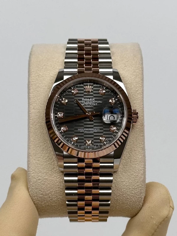 Rolex Datejust 36mm Steel and Everose Gold 126231-0041 2