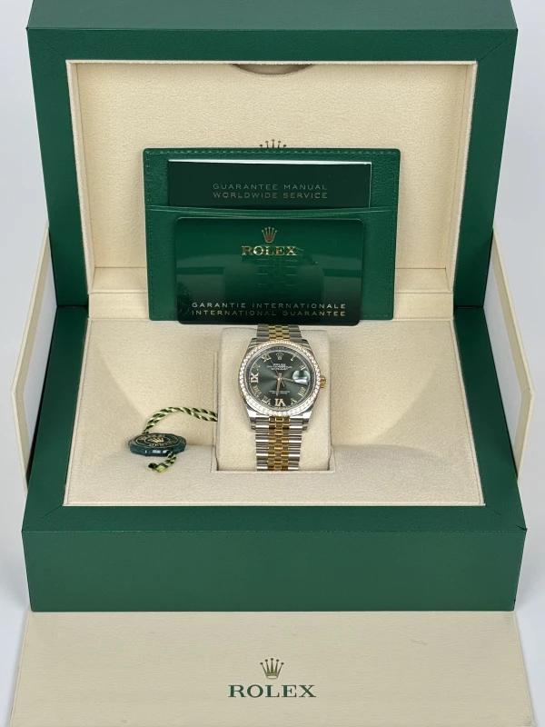 Rolex 36 mm, Oystersteel, yellow gold and diamonds 126283rbr-0011 5