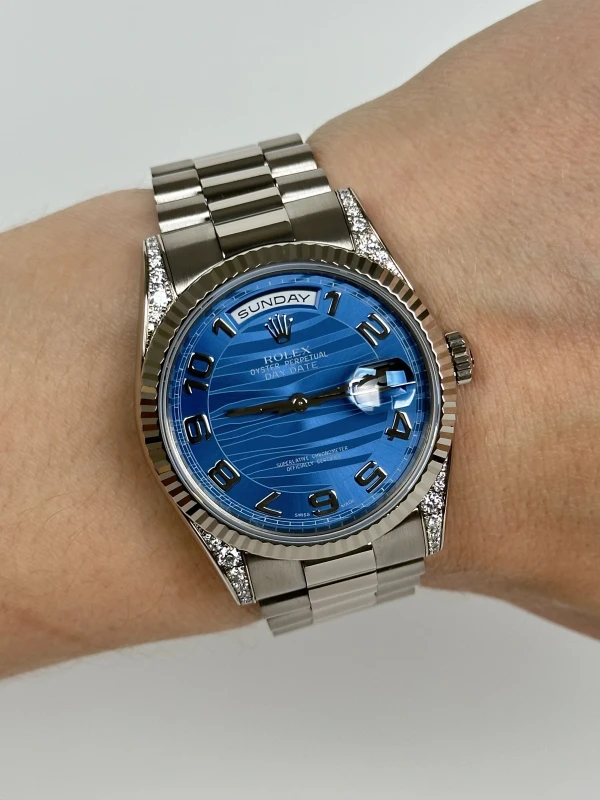 Rolex 36 mm White Gold 118339 Wave 8