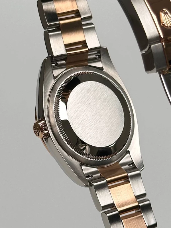 Rolex 36MM STEEL AND EVEROSE GOLD 116261 Silver 7