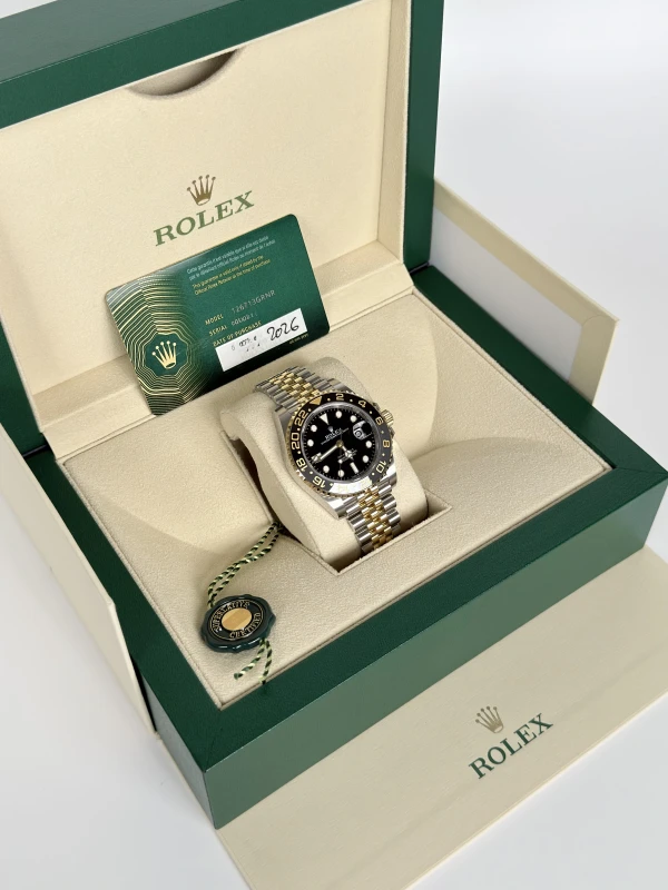 Rolex GMT Master II 40mm Steel and Yellow Gold 126713grnr-0001 5