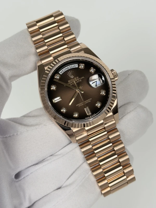 Rolex 36 MM, EVEROSE GOLD 128235-0037 2